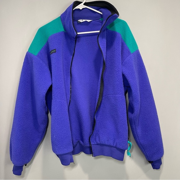 Vintage Columbia radial sleeve zipper jacket Men size Large . - Picture 3 of 14